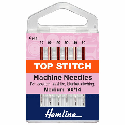 Hemline Topstitch Machine Needles - Heavy - 90/14 - H118.90