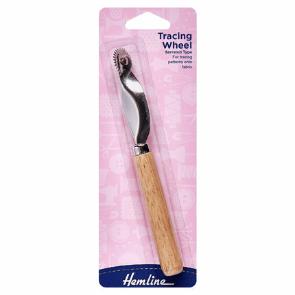 Hemline Tracing Wheel: Serrated Edge: Premium - H285.W