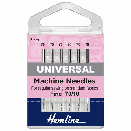 Hemline Universal Machine Needles - Fine - 70/10 - H100.70