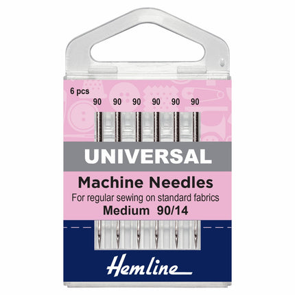 Hemline Universal Machine Needles - Medium - 90/14 - H100.90