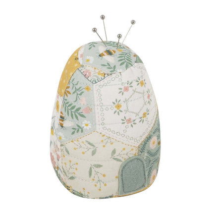 Hobby Gift | Beehive Pincushion | Patchwork Bee - PCBEE\671