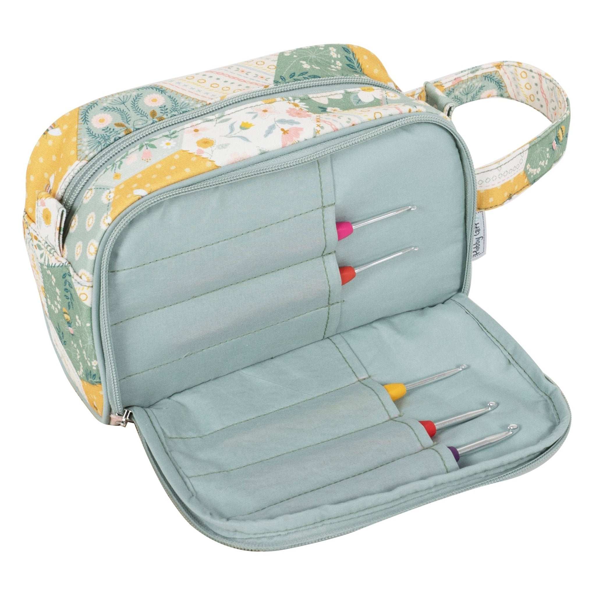 Crochet Bee Bag Hobby Gift Crochet Bag| Patchwork Bee Haberdashery