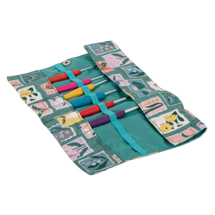 Hobby Gift | Crochet Hook Roll | Embroidered Stamps - MR4672\669