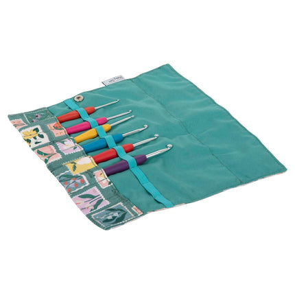 Hobby Gift | Crochet Hook Roll | Embroidered Stamps - MR4672\669