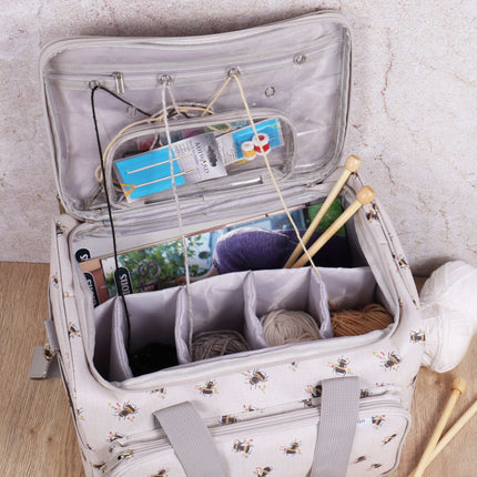 Hobby Gift | Knitting / Crochet Craft & Yarn Organiser | Bee - MR4695\587.D