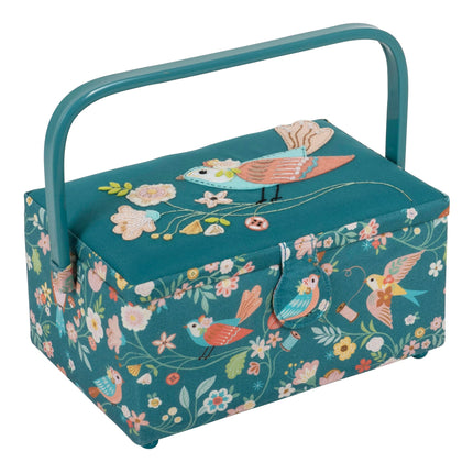 Hobby Gift | Sewing Box | Embroidered Bird Aviary - HGMA\664