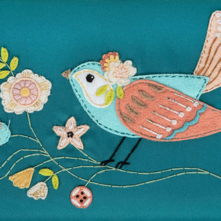 Hobby Gift | Sewing Box | Embroidered Bird Aviary - HGMA\664