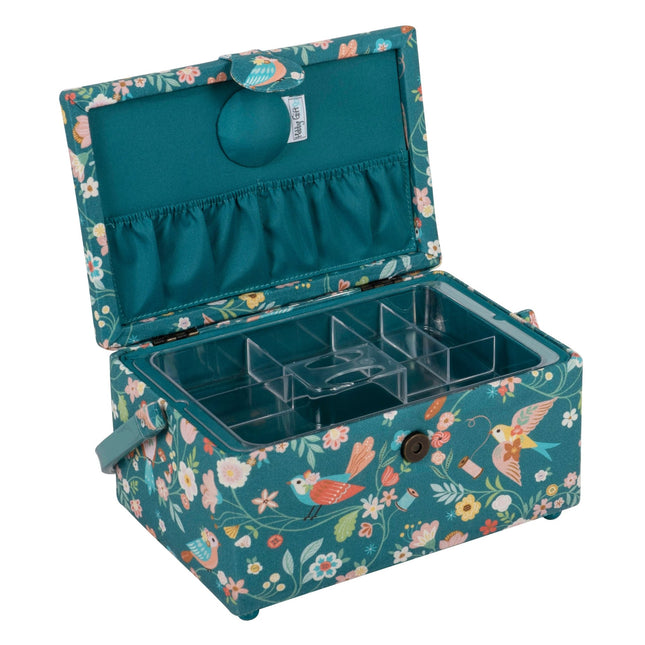 Hobby Gift | Sewing Box | Embroidered Bird Aviary - HGMA\664