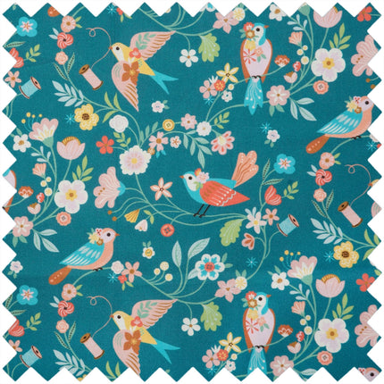 Hobby Gift | Twin Lid Sewing Box | Bird Aviary PRE ORDER JULY - HGTLRA\664
