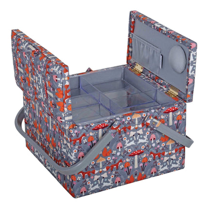 Hobby Gift | Twin Lid Sewing Box | Woodland Toadstool - MRLTLE\643