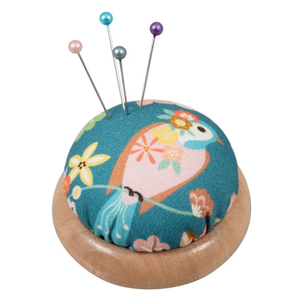 Hobby Gift | Woden Base Pincushion | Bee - MRPINC.DB