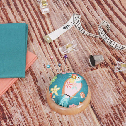 Hobby Gift | Woden Base Pincushion | Bee - MRPINC.DB