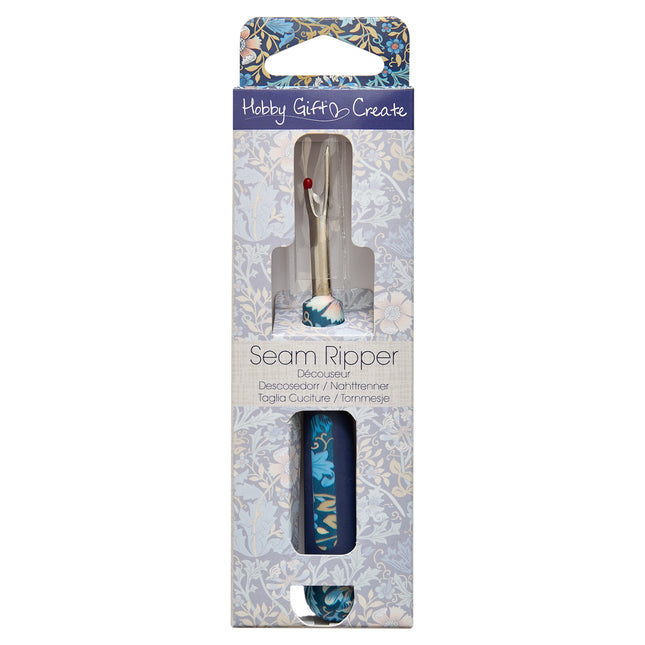 Hobby Gift | Seam Ripper with Softgrip Handle | William Morris Woodblock Floral