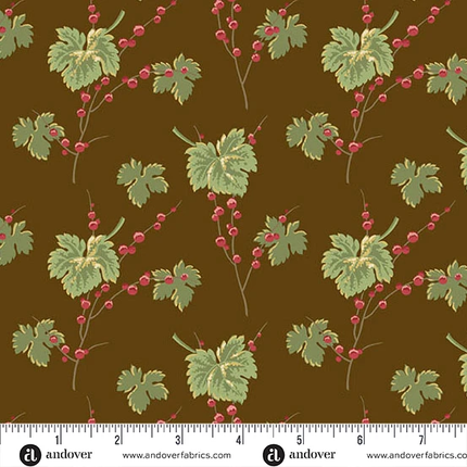 Edyta Sitar | Jingle Bell | Leaves & Berries | Dark Chocolate