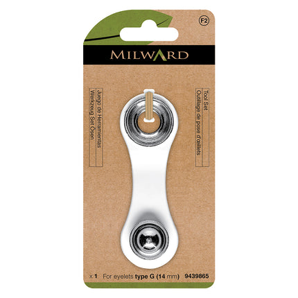 Milward Eyelet Tool Set G | 14mm