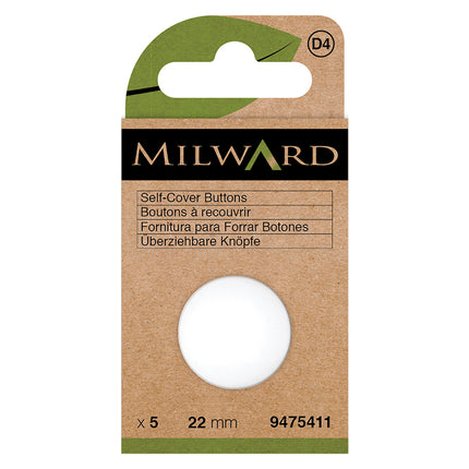 Boutons à recouvrir Milward en nylon | 22 mm