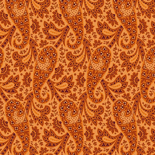 Makower | Nightfall | Paisley | Orange