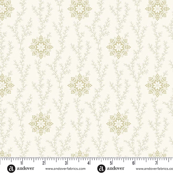 Edyta Sitar | Snow Flurry | Linen & Lace | Cream