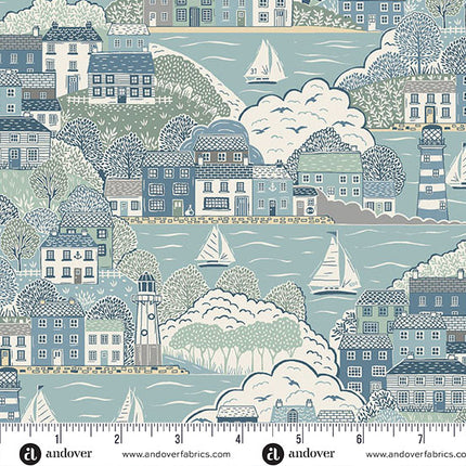 Makower | Driftwood | Cove | Bleu clair