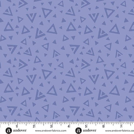 Nancy Rink | Moody Hues | Triangles | Periwinkle