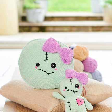 10245 Voodoo Doll Soft Plushie Toy & Cushion | Crochet Pattern | Chunky