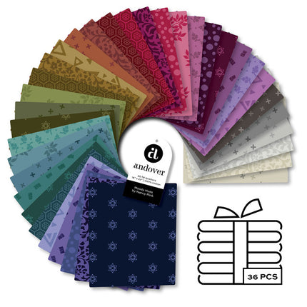 Nancy Rink | Moody Hues | Fat Quarter Bundle (36)