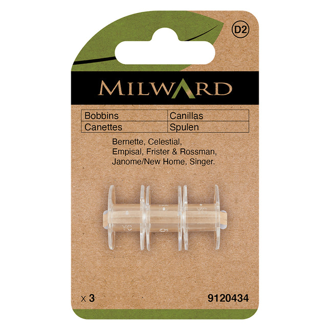 Milward Plastic Bobbins | Class 15k