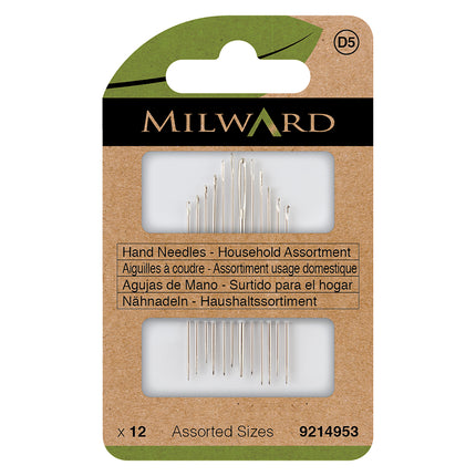 Aiguilles à coudre à la main Milward | Assortiment domestique
