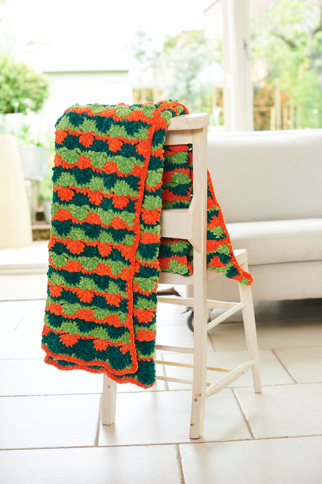10248 Blanket | Crochet Pattern | Chunky