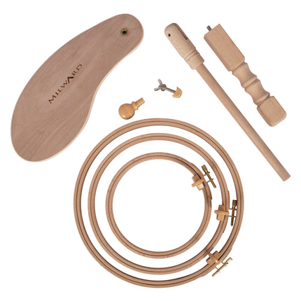 Support de cadre de siège Milward avec 3 cercles à broder 15,2 cm 20,3 cm 25,4 cm