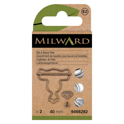 Salopette et plastron Milward Nickel Jeans | 40mm