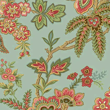 Edyta Sitar | Jingle Bell | Ornamental Garden | Vintage Blue