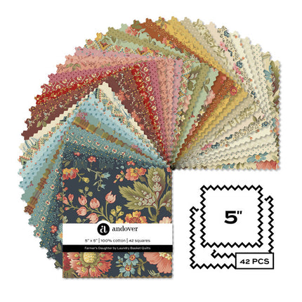 Edyta Sitar | Farmers Daughter | Sachet de 5'' Charm