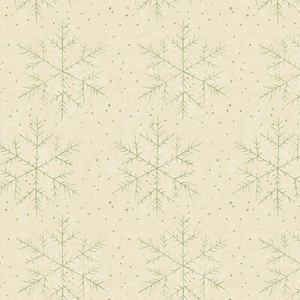 Edyta Sitar | Snow Flurry | Snowflake | Cream