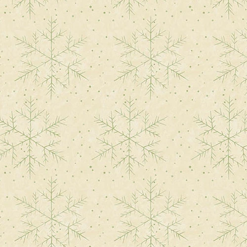 Edyta Sitar | Snow Flurry | Snowflake | Cream