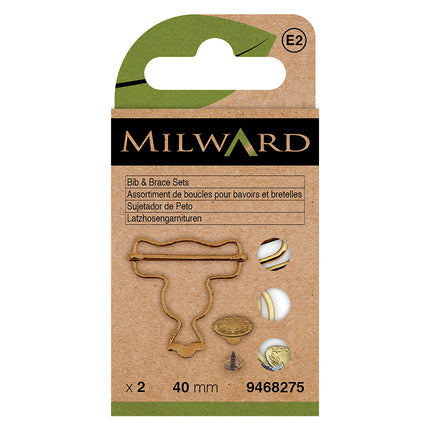 Ensemble Salopette et Bretelles Milward Gold Jeans | 40mm