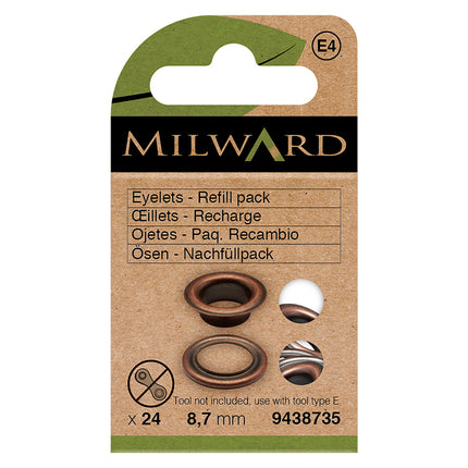 Œillet(s) Milward Bronze | 8,75 mm