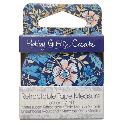 Hobby Gift | Mètre Ruban Rétractable | William Morris Motifs Floraux