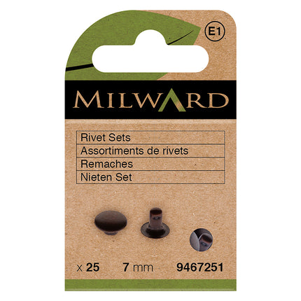 Milward Nickel Rivet Kit | 7mm