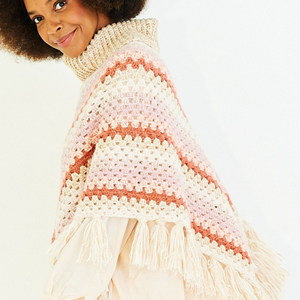 Stylecraft | Aran | Crochet Pattern 10169 | Poncho and Dickie