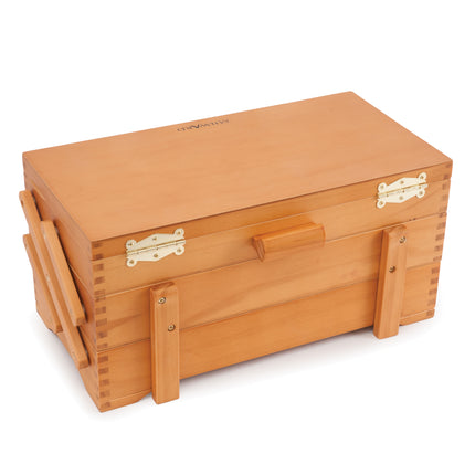 Boîte à Couture Cantilever en Bois de Pin Milward