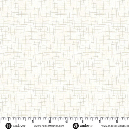 Makower | Retro Stitch | Linen