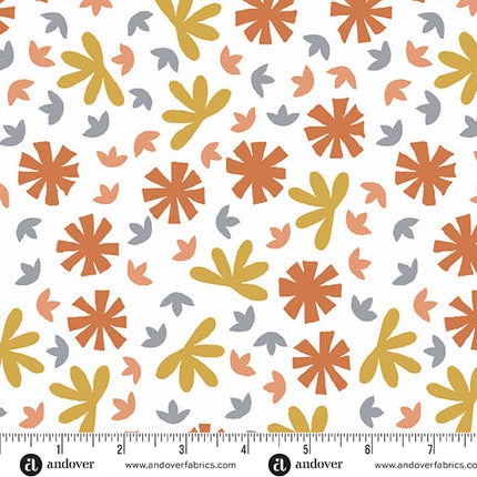 Makower | Conway Cottage | Meadow | White