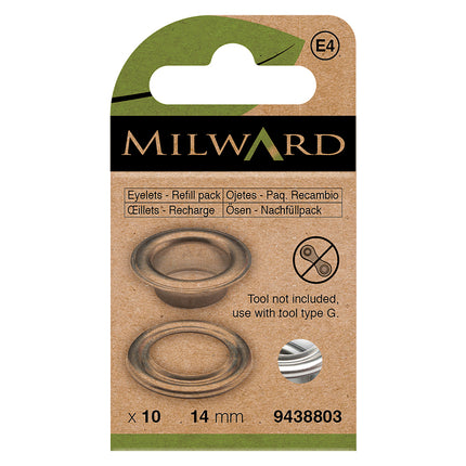 Œillet(s) Milward en nickel | 14 mm