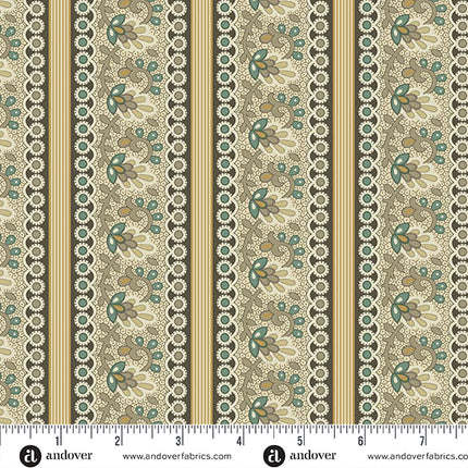 Renee Nanneman | Farmhouse | Colonnes en dentelle | Bleu sarcelle