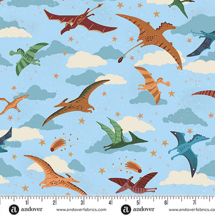 Makower | Prehistoric | Soar | Bleu clair