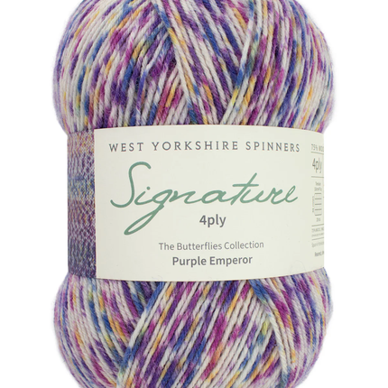 West Yorkshire Spinners | Signature 4ply | Purple Emperor 1244