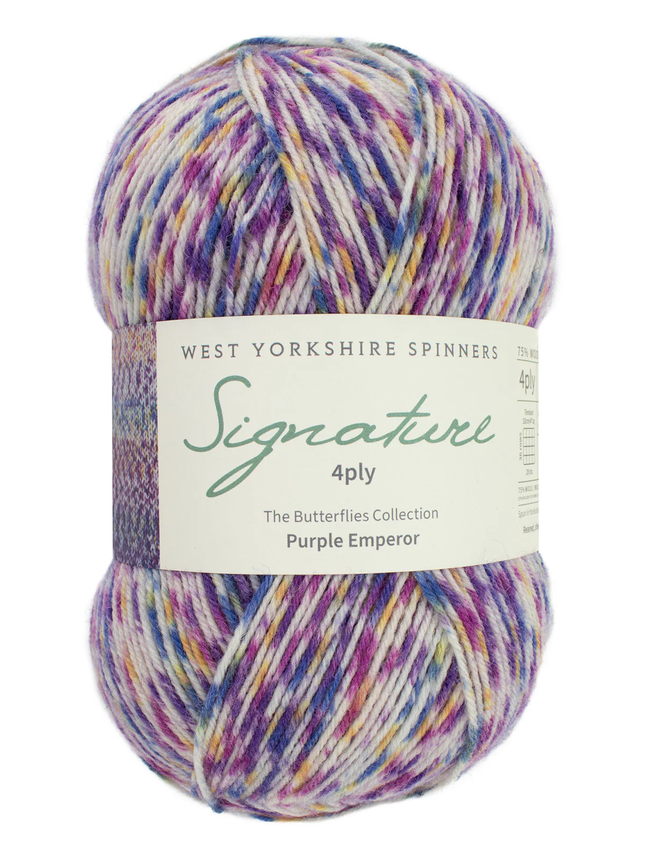 West Yorkshire Spinners | Signature 4ply | Purple Emperor 1244