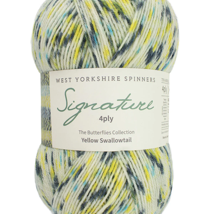 West Yorkshire Spinners | Signature 4ply | Yellow Swallowtail 1245