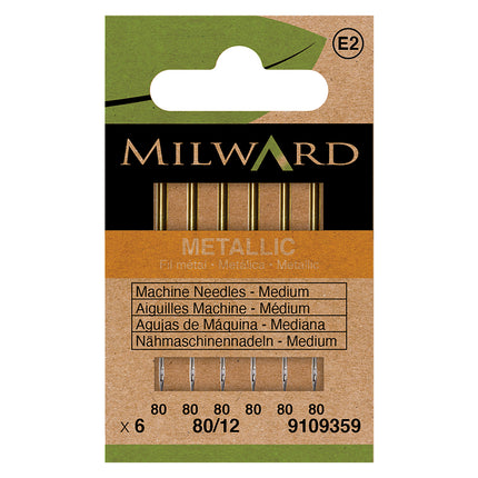 Aiguilles pour machines à coudre Milward | Metafil 80/12